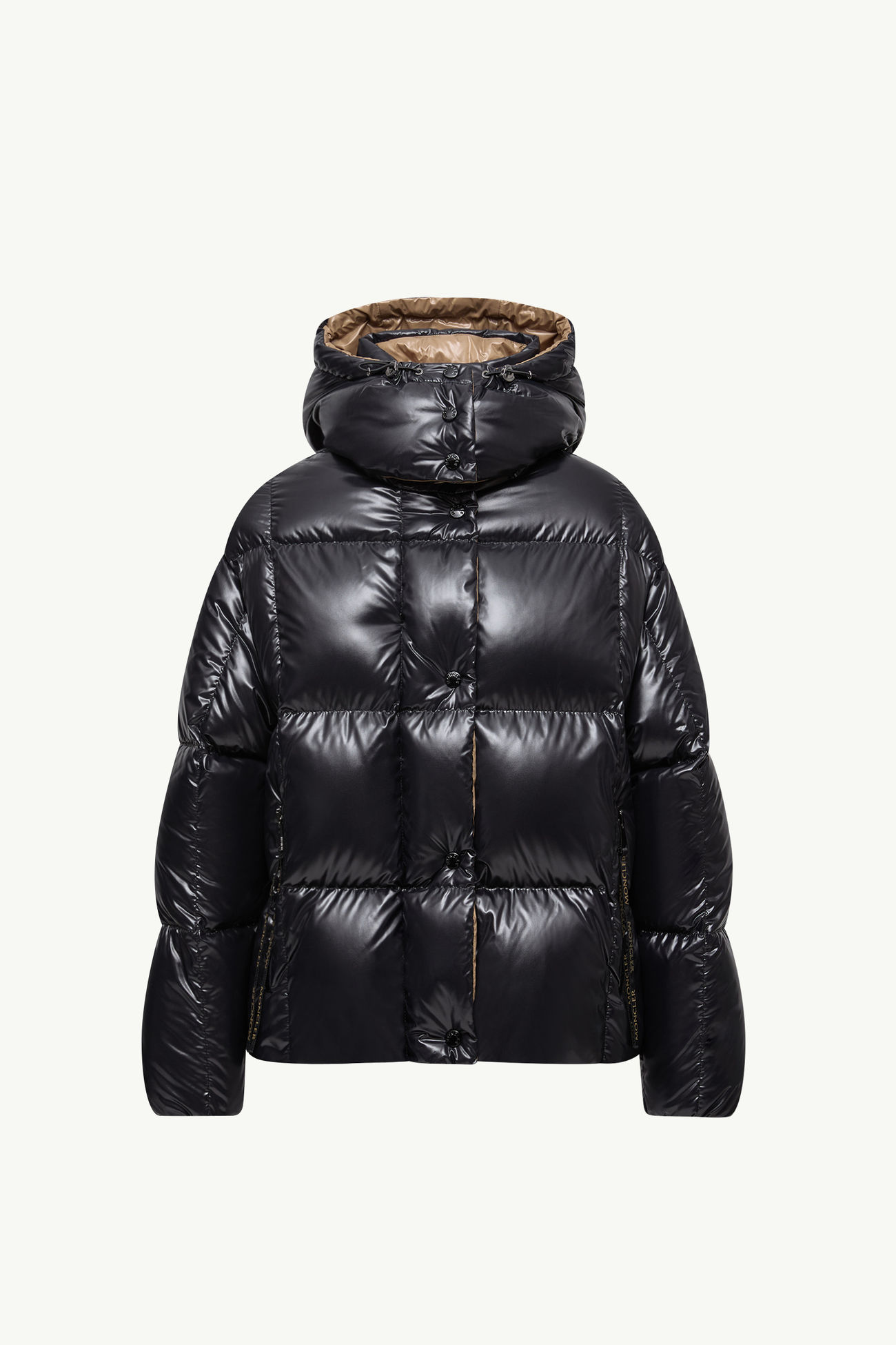 Plumífero corto con capucha Parana Mujer Negro Moncler 2