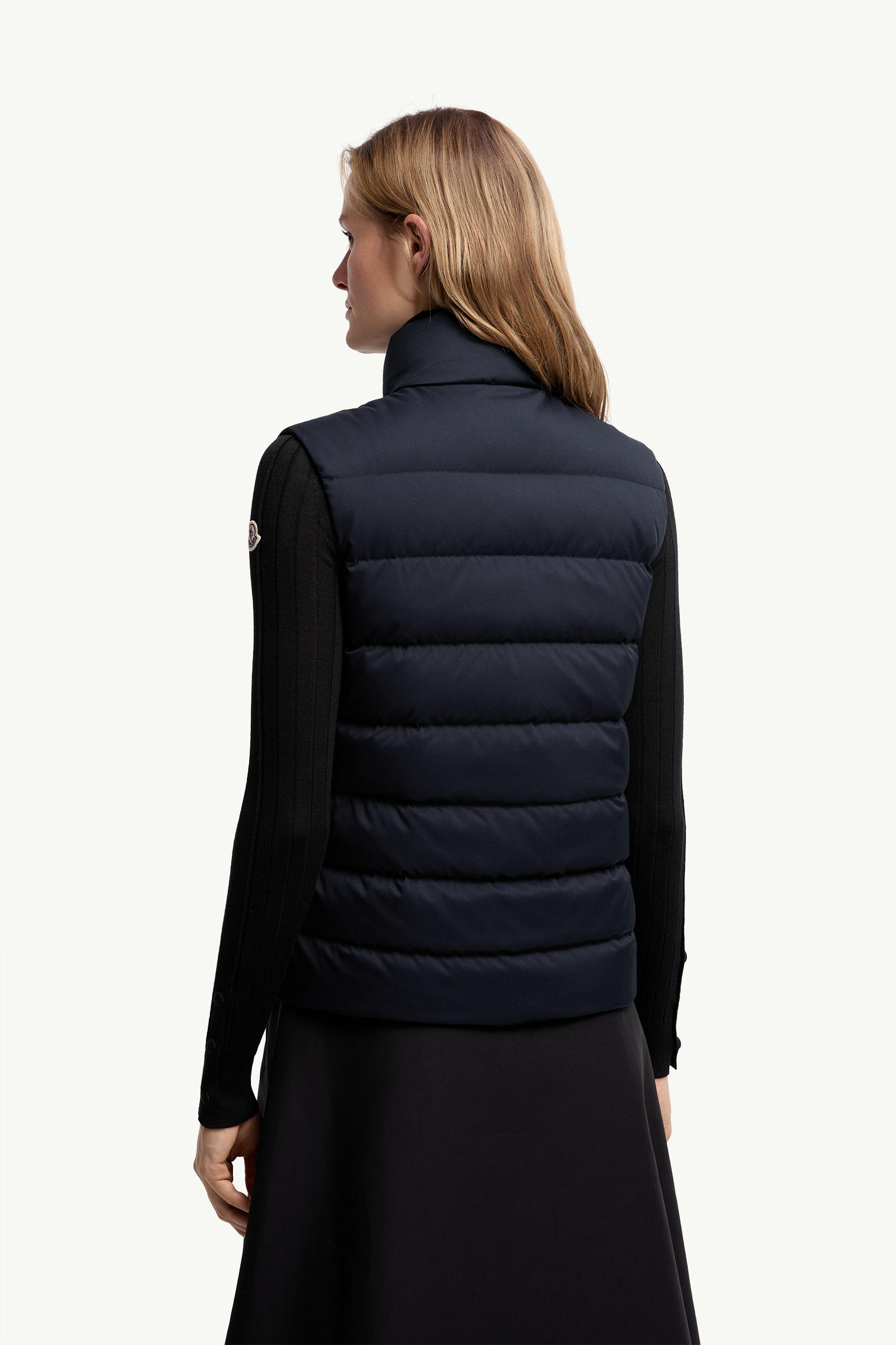 Besset Down Gilet Women Navy Blue Moncler 4