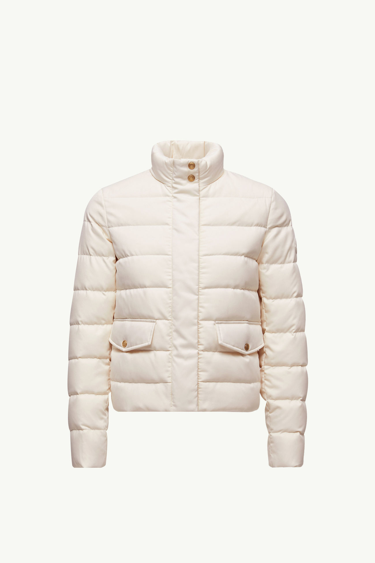 Bessettes kurze Daunenjacke Damen Weiß-Elfenbein Moncler 2