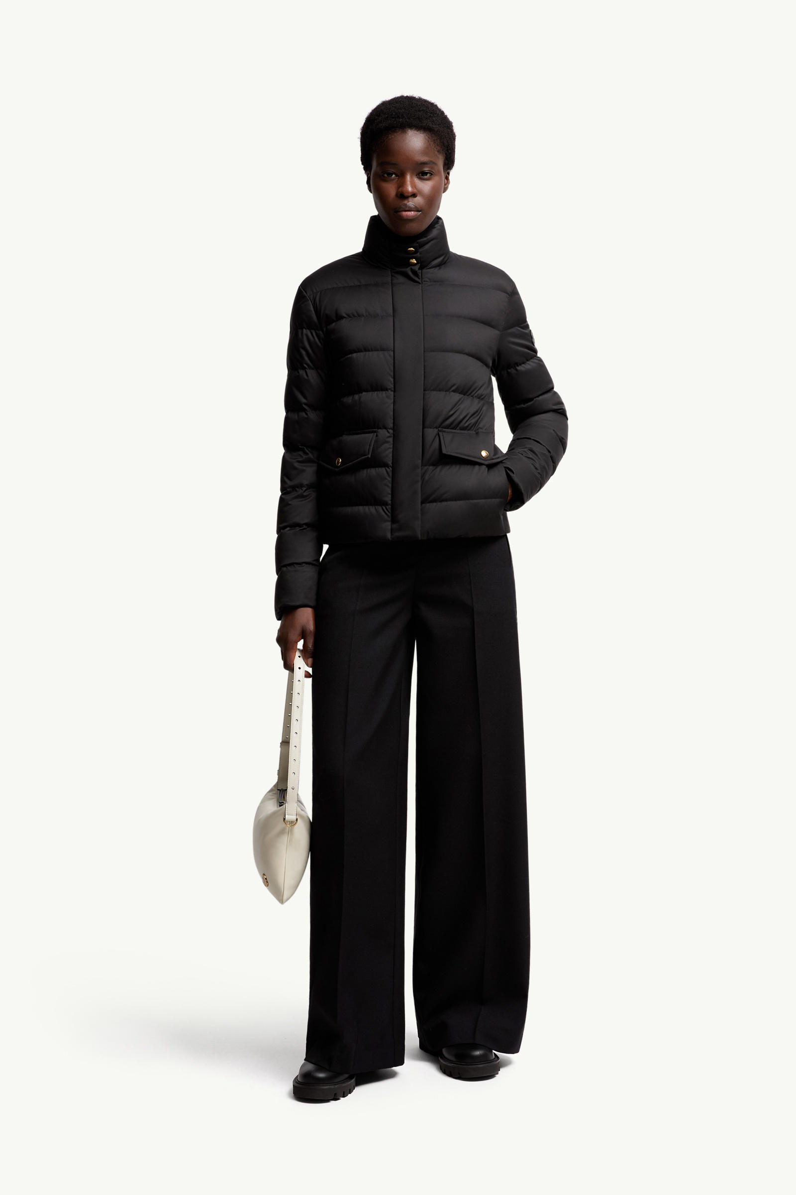 Bessettes Short Down Jacket Women Black Moncler 0