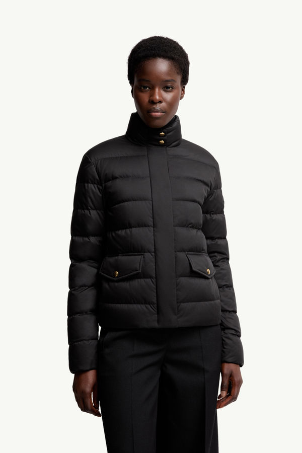 Bessettes Short Down Jacket Women Black Moncler 3