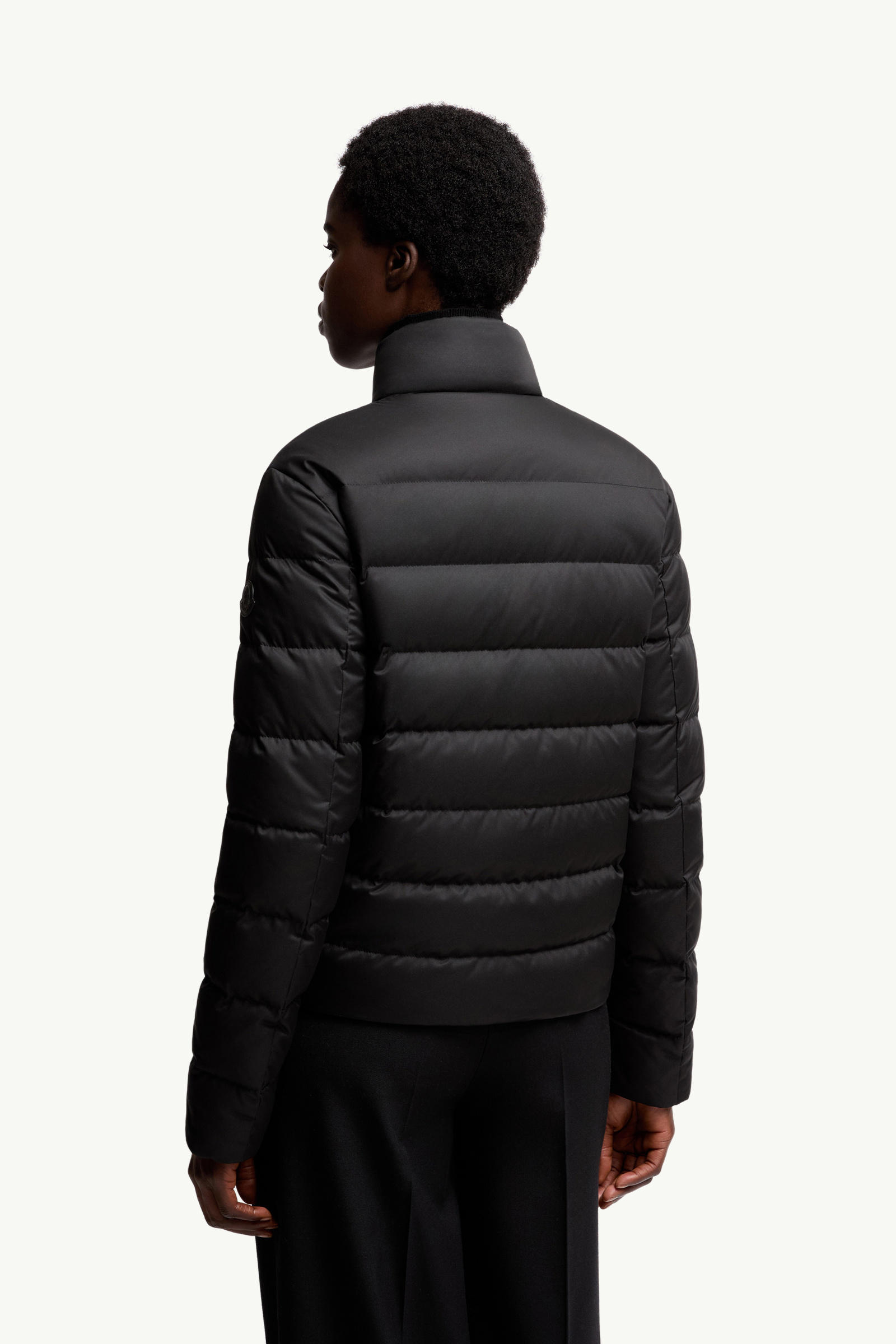 Bessettes Short Down Jacket Women Black Moncler 4
