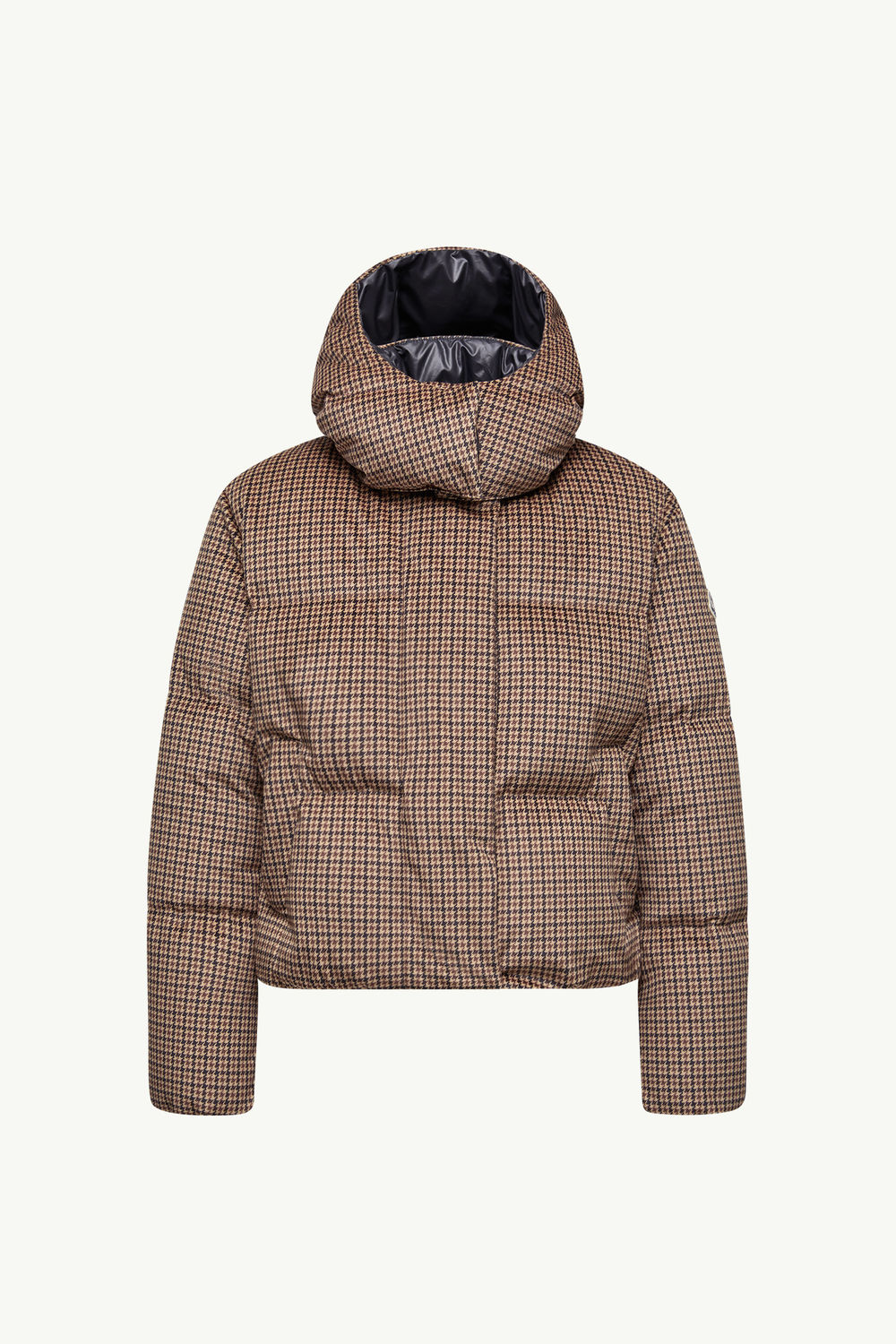 Quierzy Hooded Short Down Jacket Women Brown Moncler 2