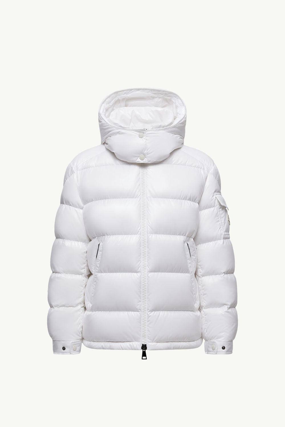 Maire Hooded Short Down Jacket Women Off White Moncler 2