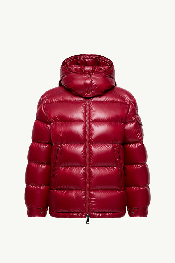 Maire Hooded Short Down Jacket Women Red Moncler 2