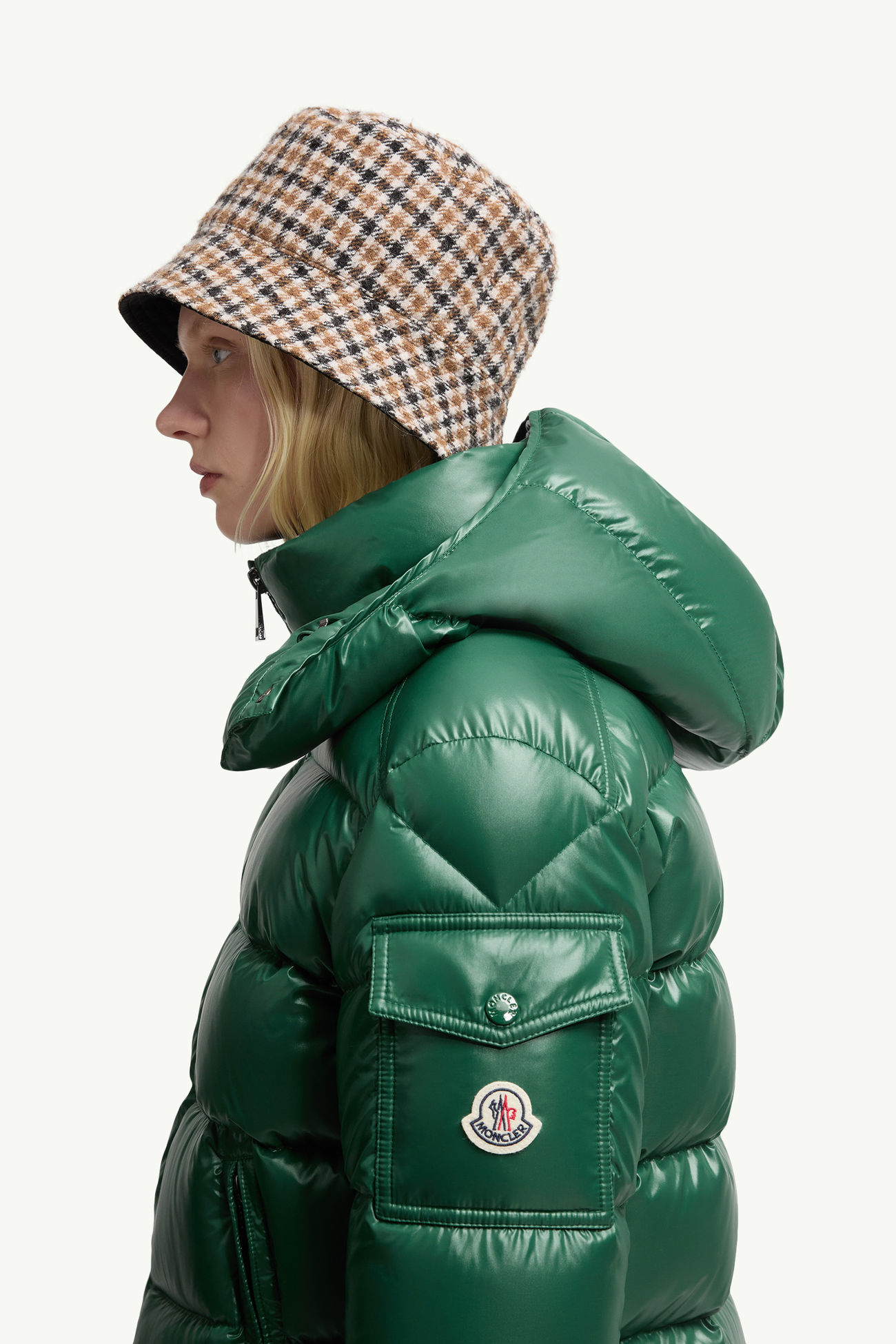 Maireショートダウンジャケット レディース エメラルドグリーン Moncler 1