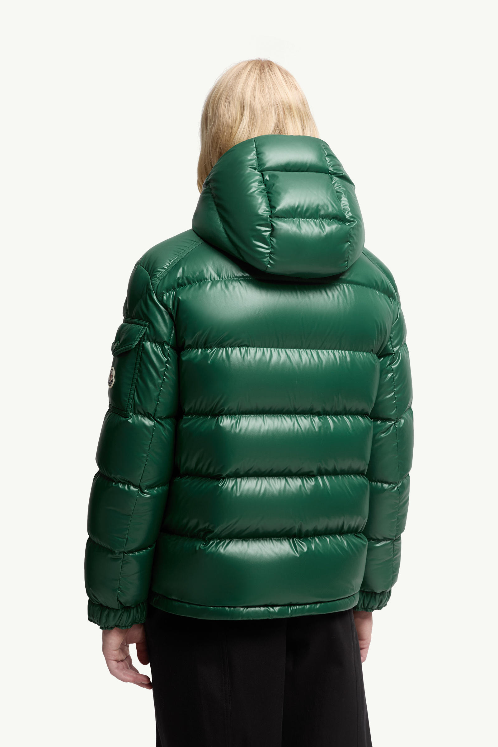 Maire Hooded Short Down Jacket Women Emerald Green Moncler 4