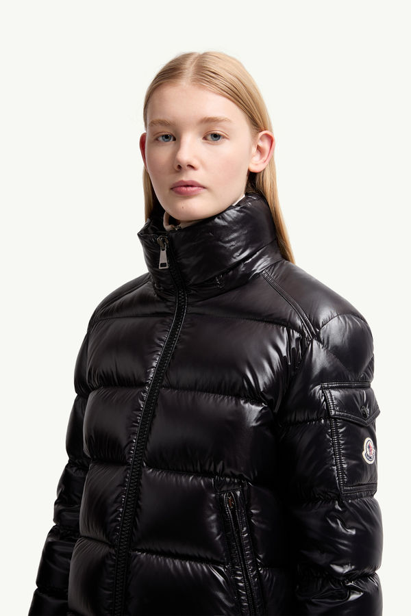 Maire kurze Daunenjacke mit Kapuze Damen Schwarz Moncler 5