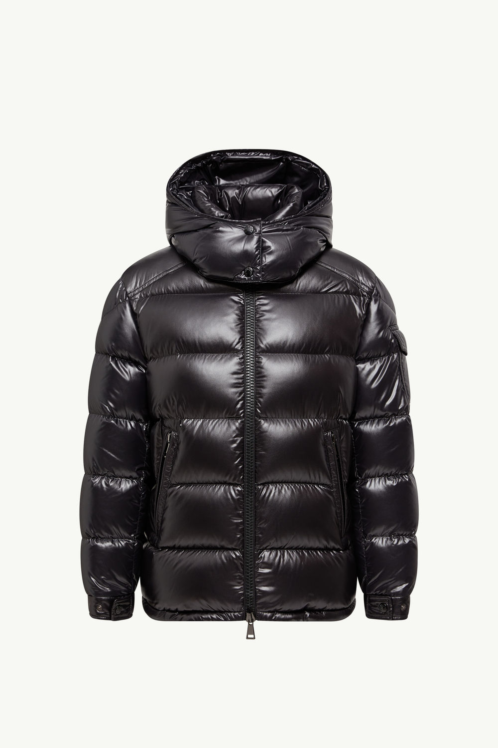 Maire Hooded Short Down Jacket Women Black Moncler 2
