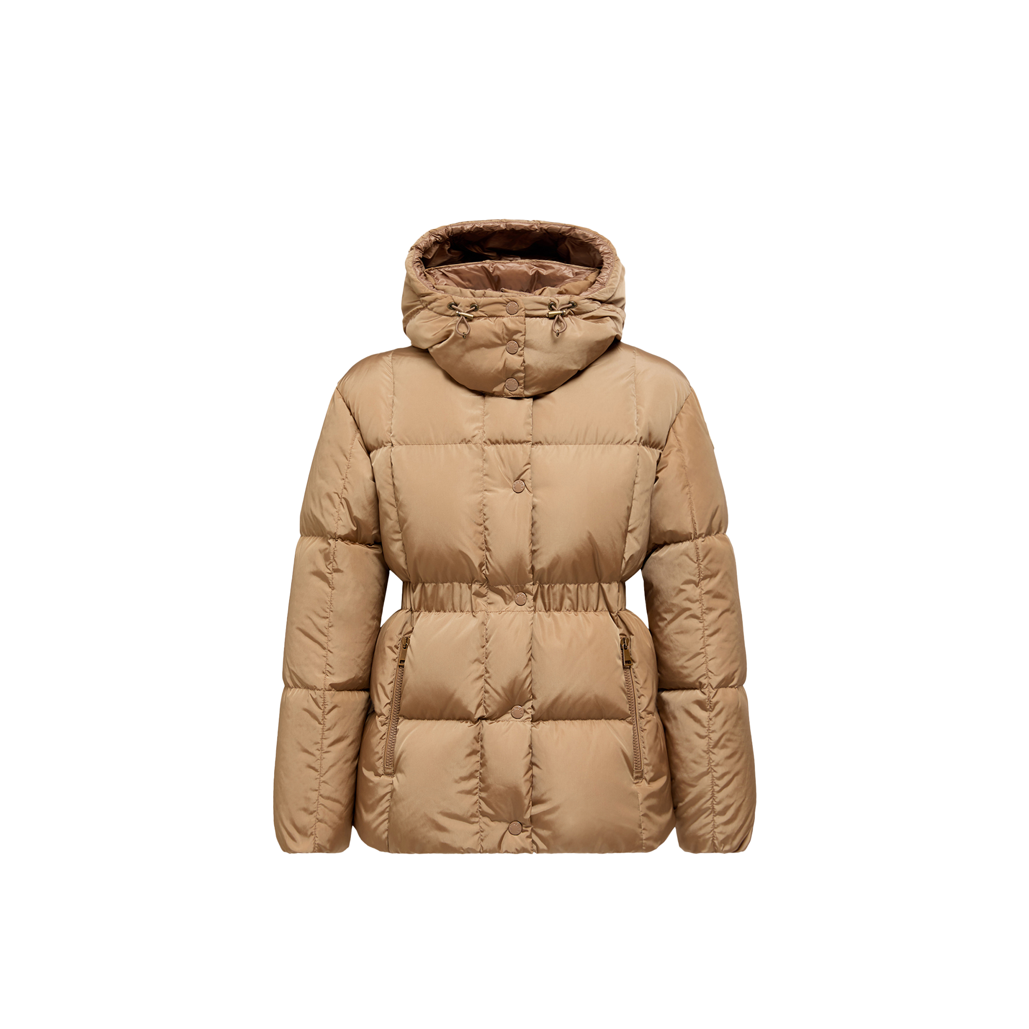 MONCLER COLLECTION Women's Short Down Jacket - Beige - Size 4