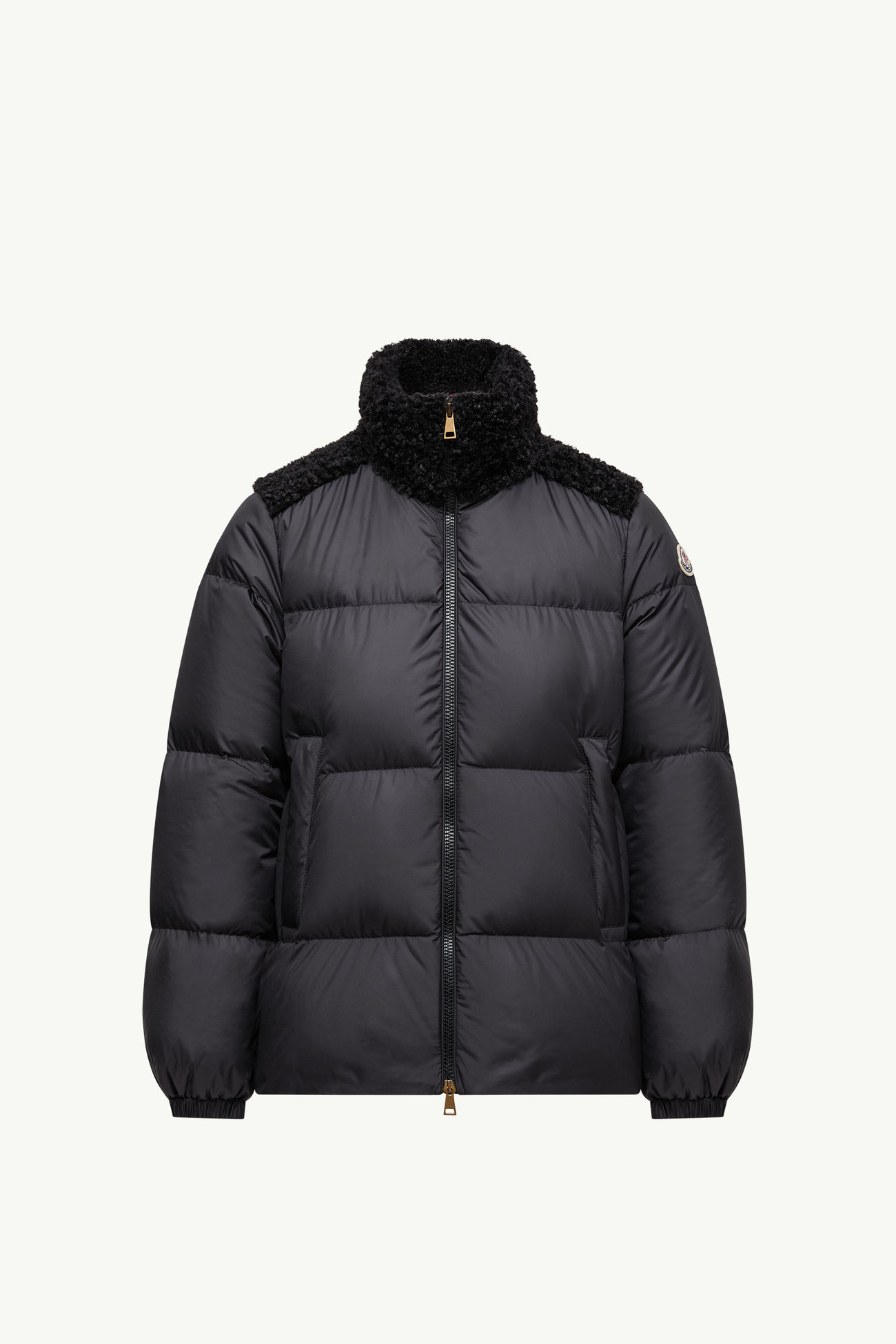Esnaie泰迪布飾邊短身羽絨外套 女士 黑色 Moncler 2
