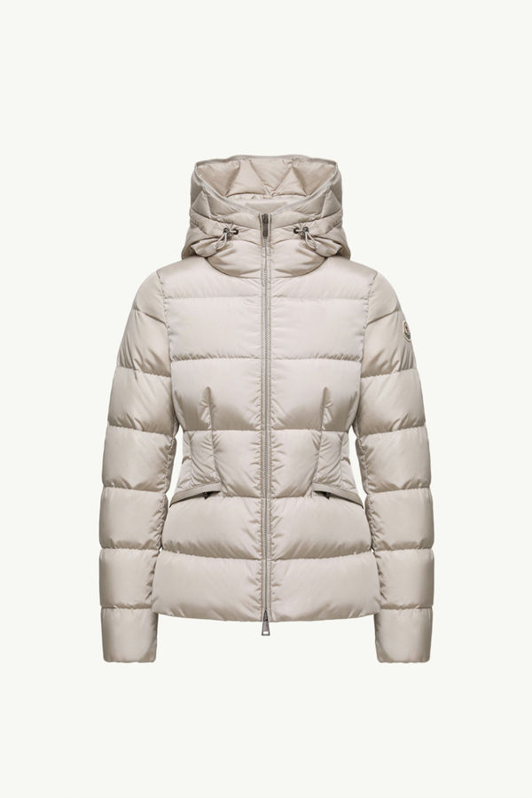 Avoce kurze Daunenjacke mit Kapuze Damen Beige Moncler 2