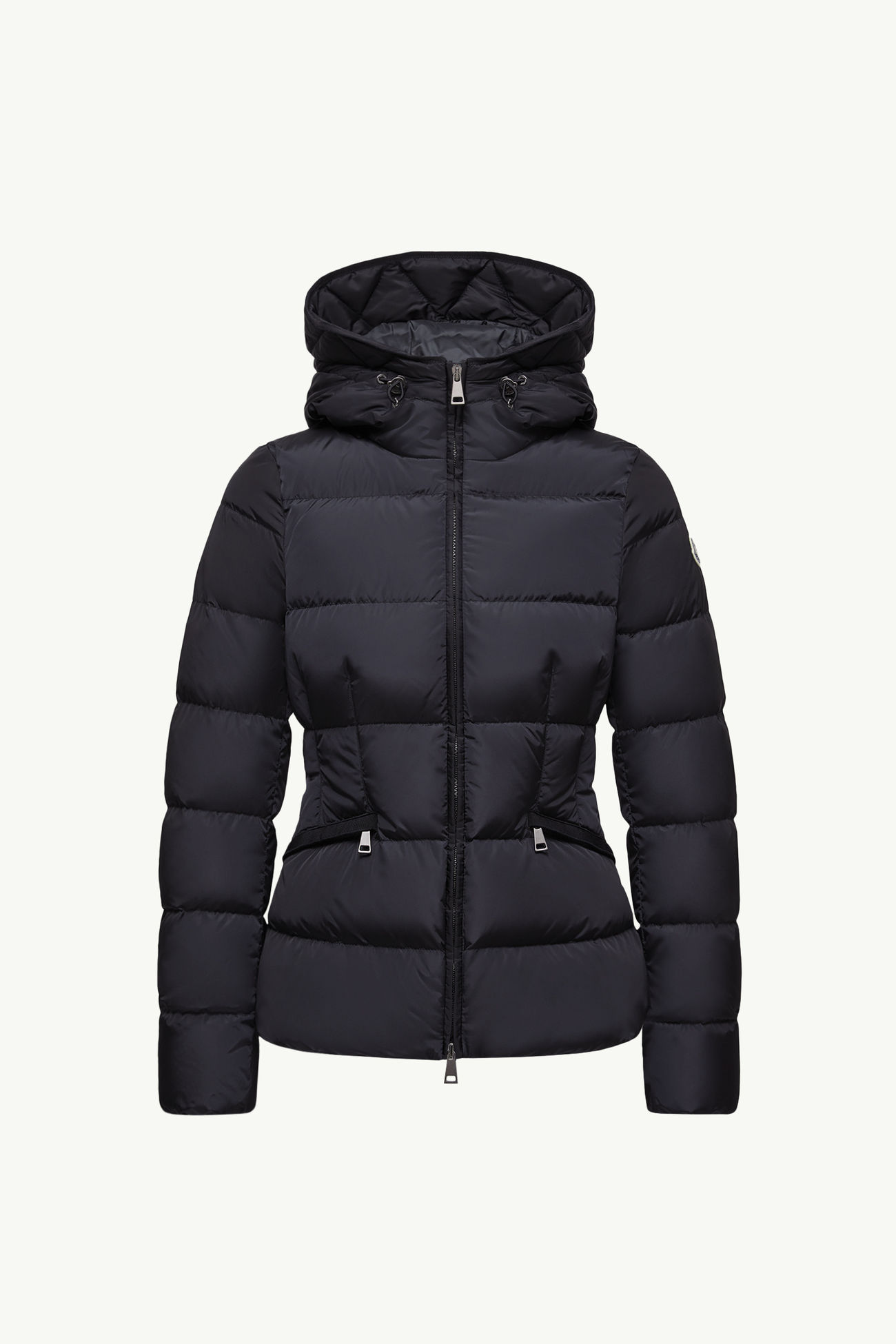 Avoce Hooded Short Down Jacket Women Night Blue Moncler 2