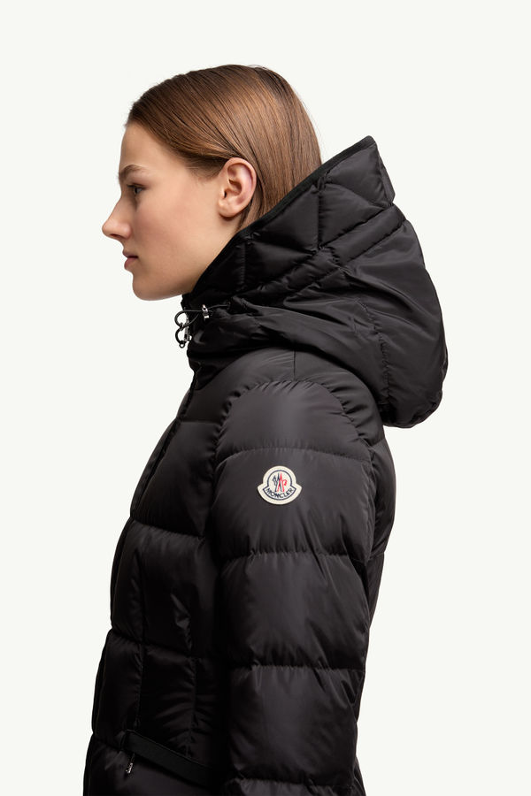 Avoce kurze Daunenjacke mit Kapuze Damen Schwarz Moncler 1