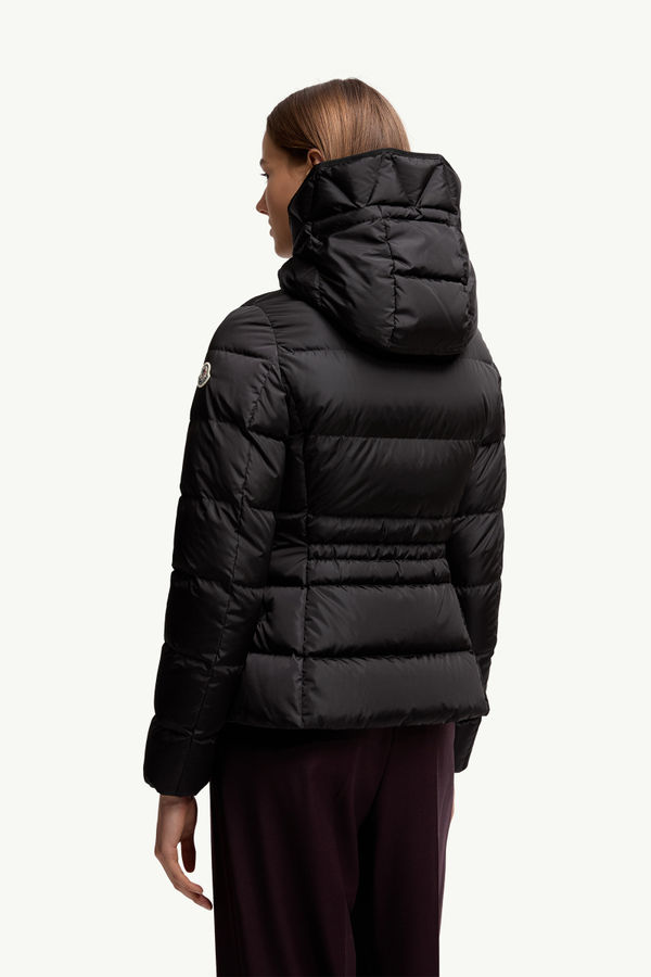 Avoce kurze Daunenjacke mit Kapuze Damen Schwarz Moncler 4