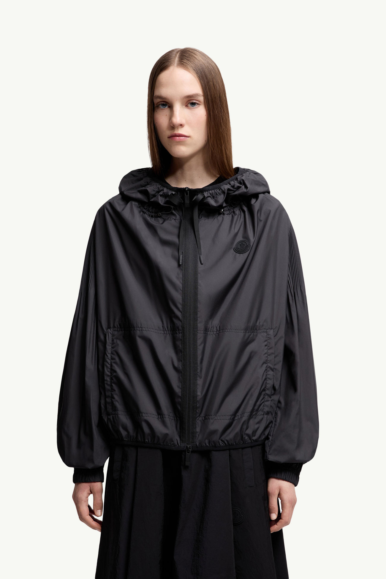 Chaqueta con capucha Auxonne Mujer Negro Moncler 3