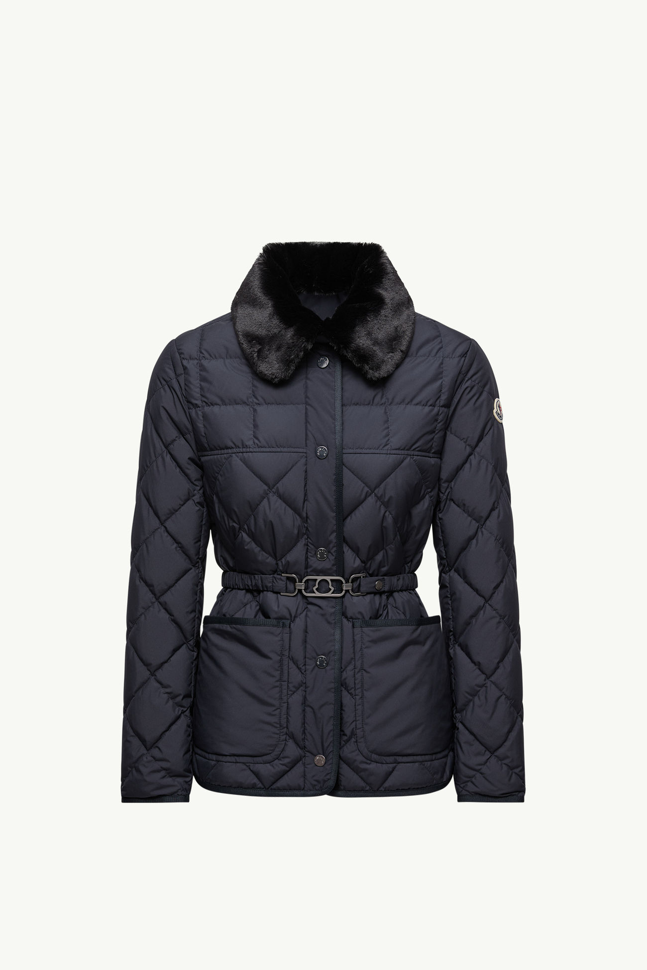 Cygneショートダウンジャケット レディース ネイビーブルー Moncler 2