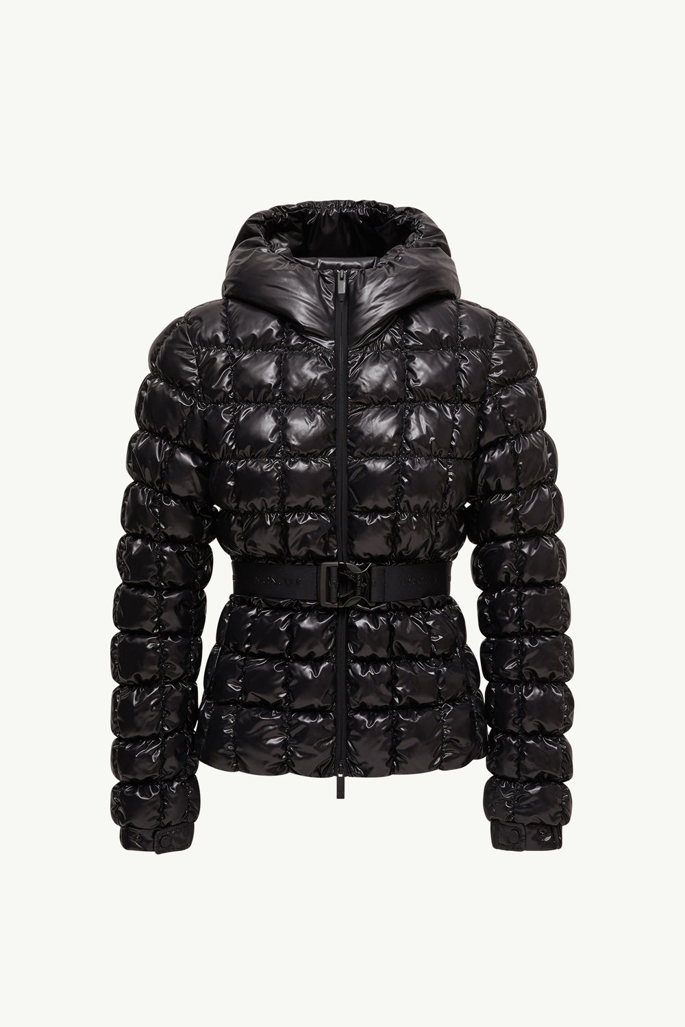 Doudoune courte à capuche et matelassage en carré Eynard Femmes Noir Moncler 2