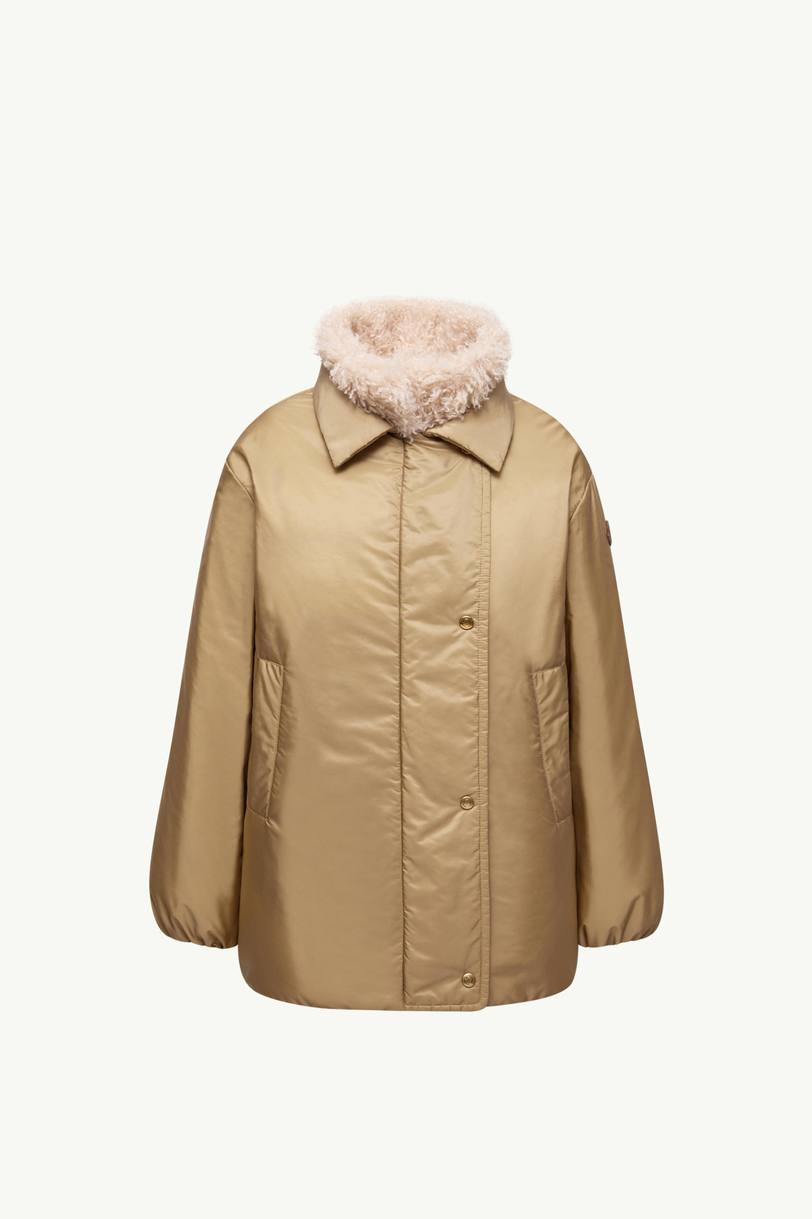 Voue 3-in-1 Short Down Jacket Women Beige Moncler 2