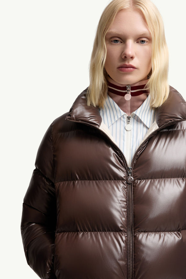 Doudoune courte Abbadia Femmes Marron Moncler 5