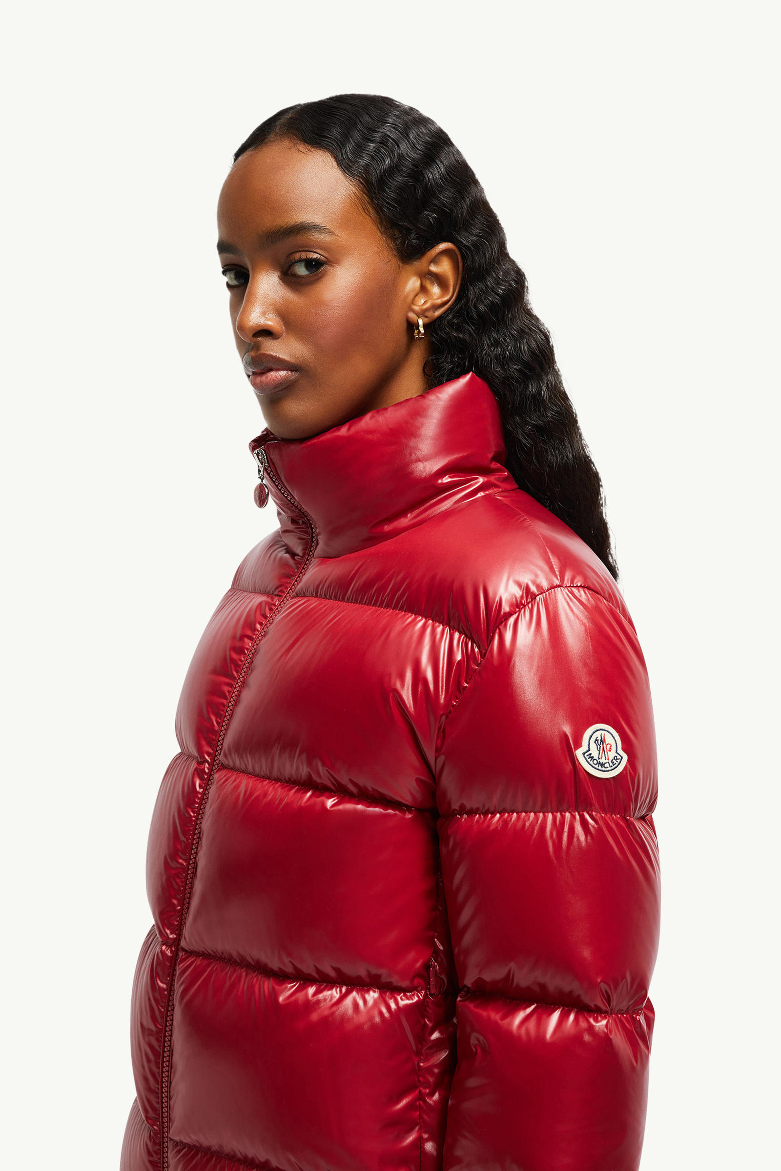 Doudoune courte Abbadia Femmes Rouge Moncler 1