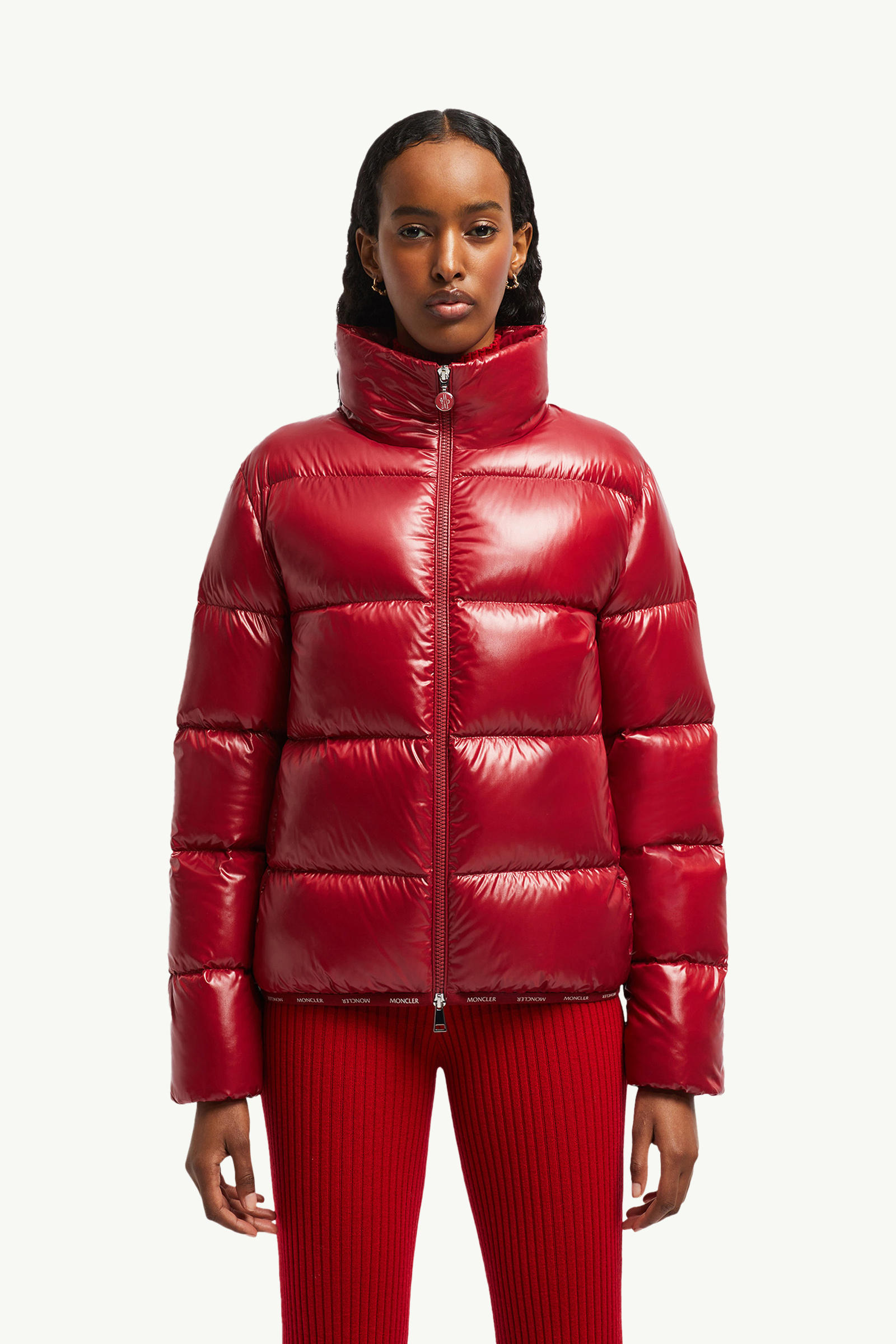 Doudoune courte Abbadia Femmes Rouge Moncler 3