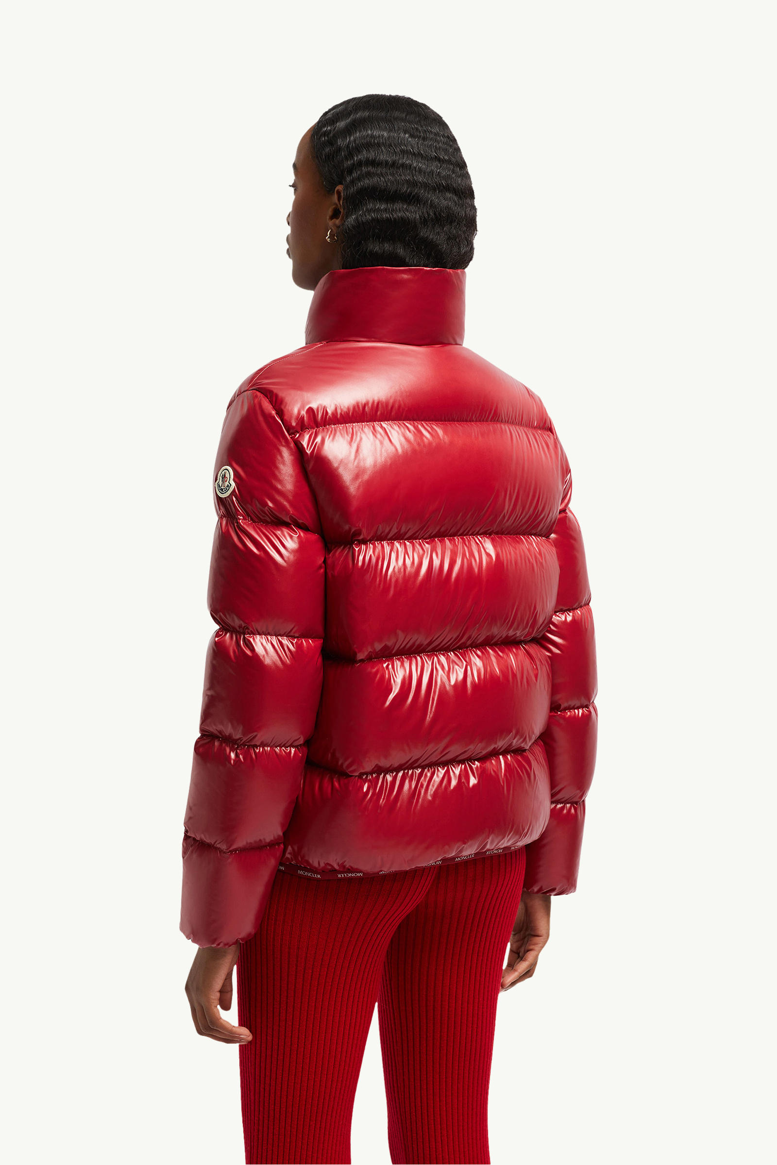 Doudoune courte Abbadia Femmes Rouge Moncler 4