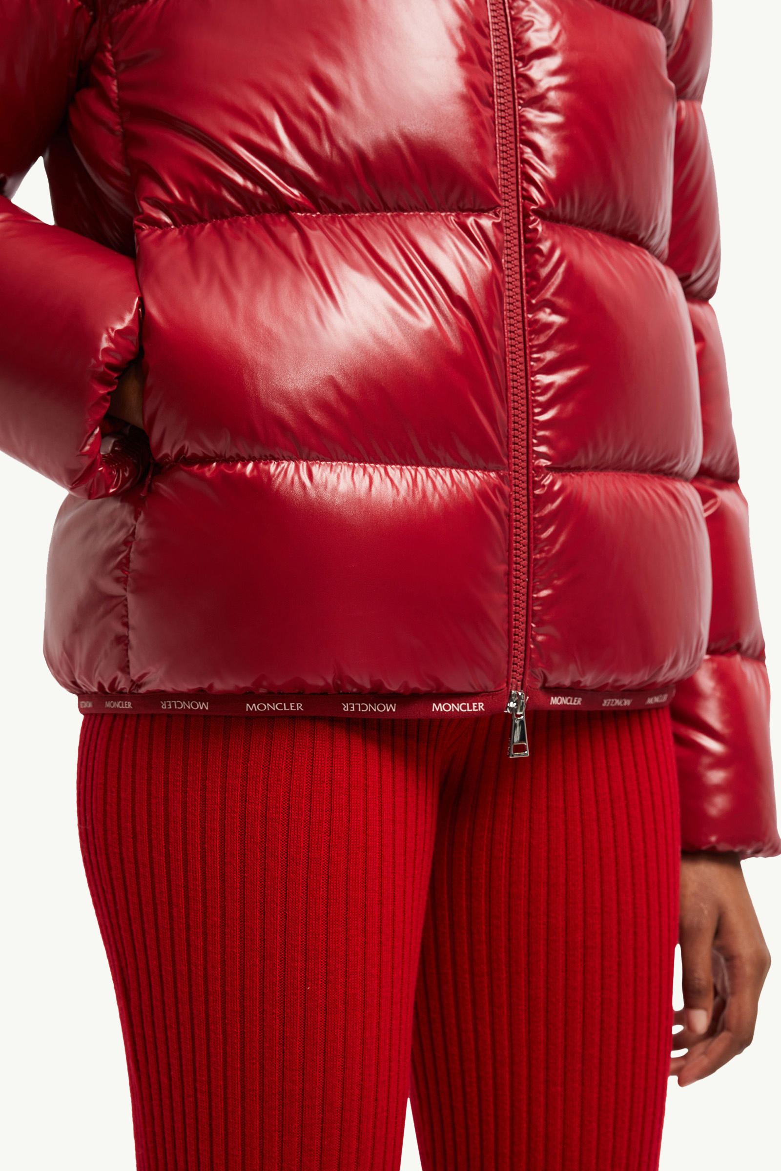 Doudoune courte Abbadia Femmes Rouge Moncler 5