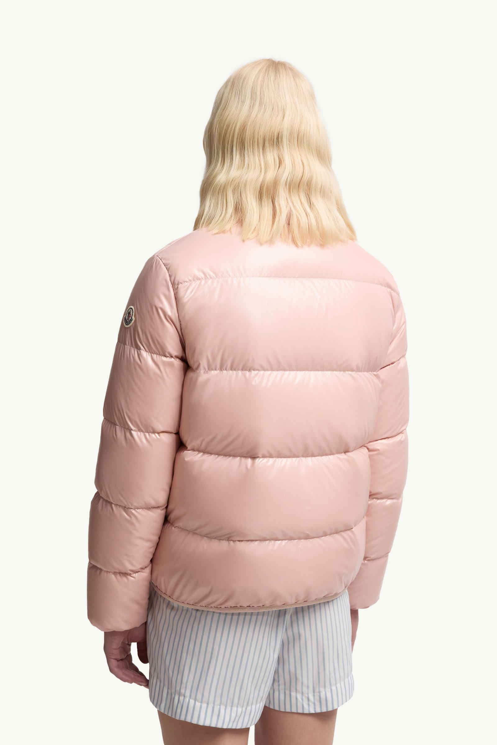 Abbadia kurze Daunenjacke Damen Pink Moncler 4