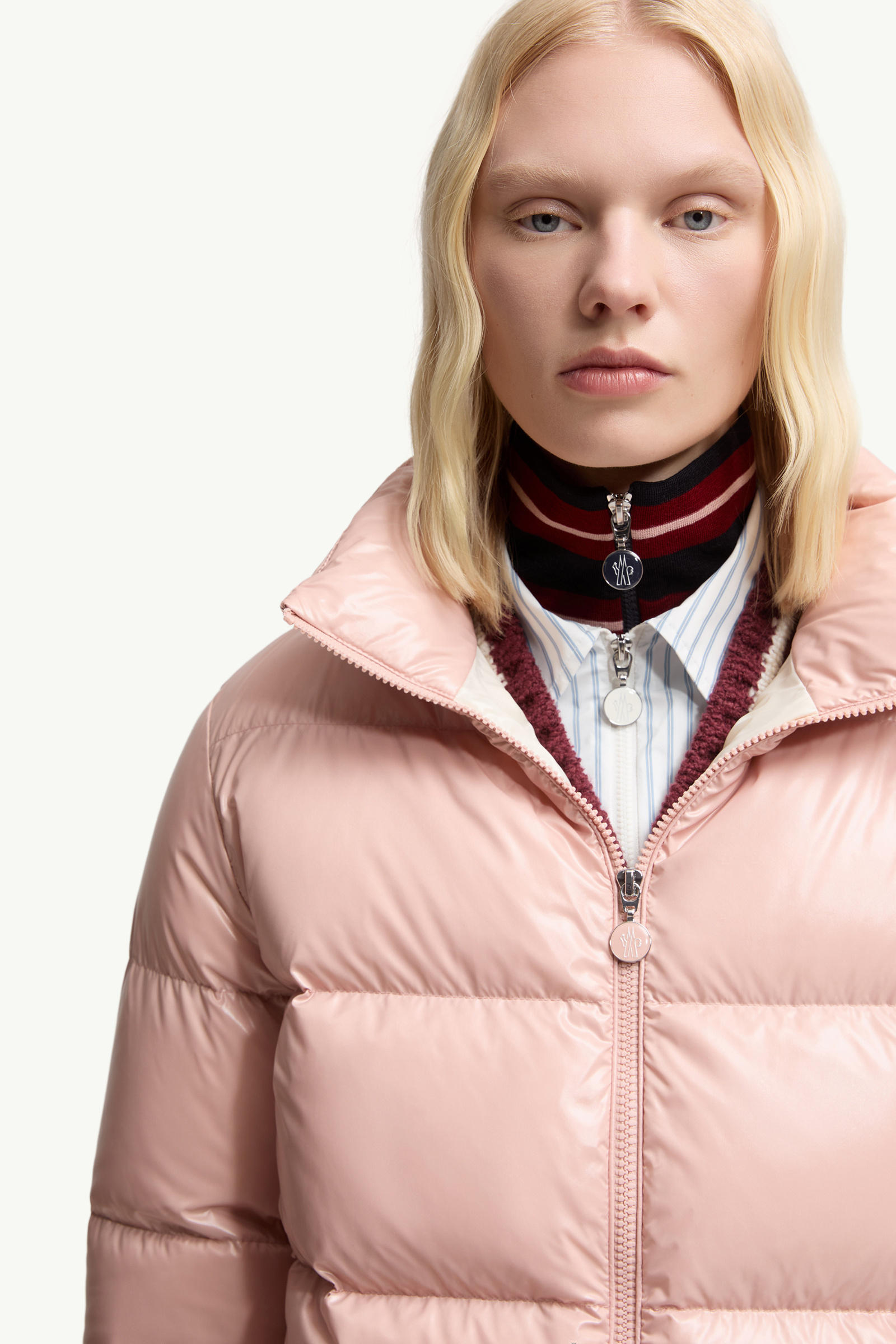 Abbadia kurze Daunenjacke Damen Pink Moncler 5