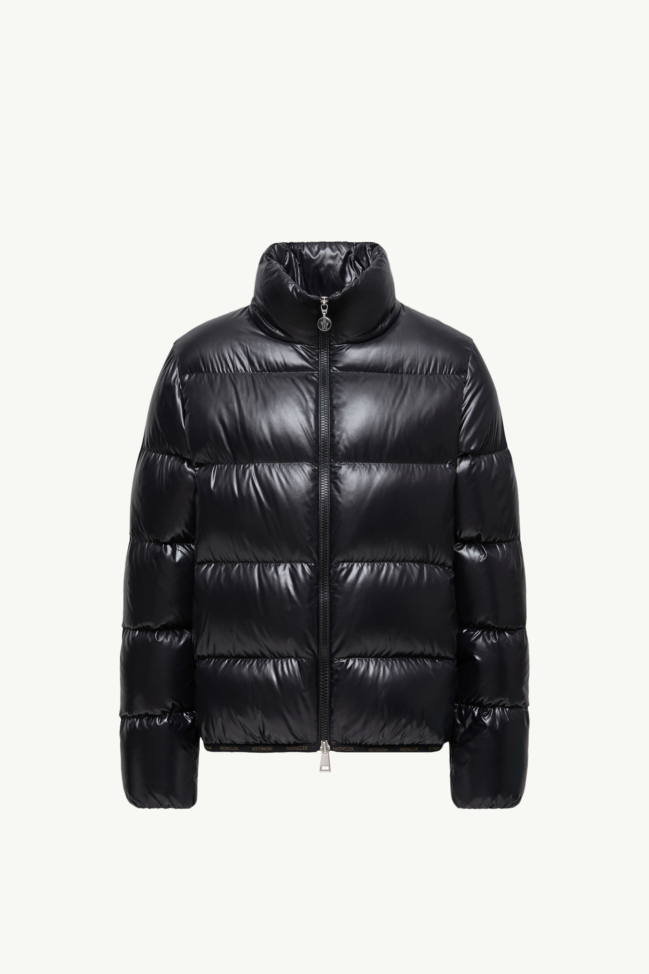 Piumino corto Abbadia Donna Nero Moncler 2