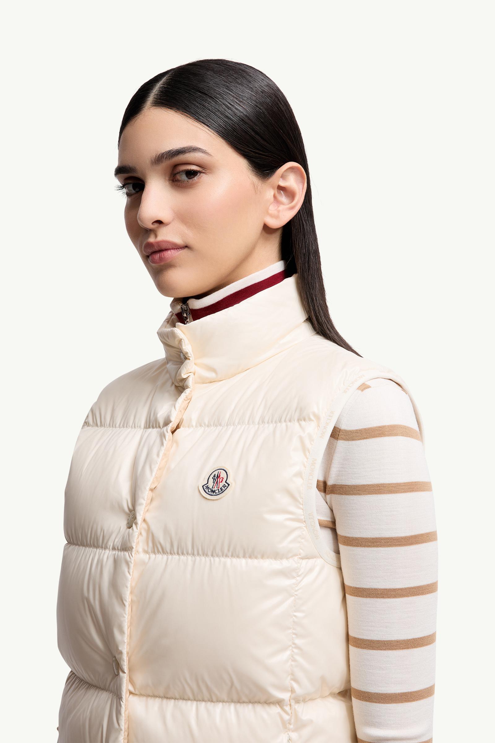 Badia Down Gilet Women White Moncler 1