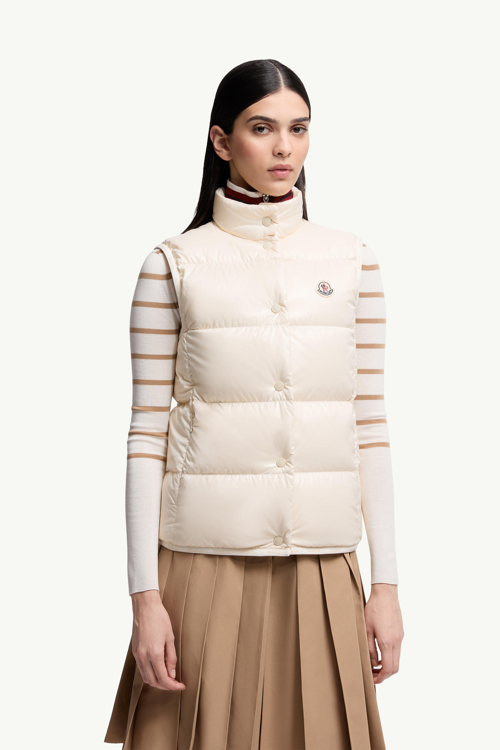 Badia Down Gilet Women White Moncler 3