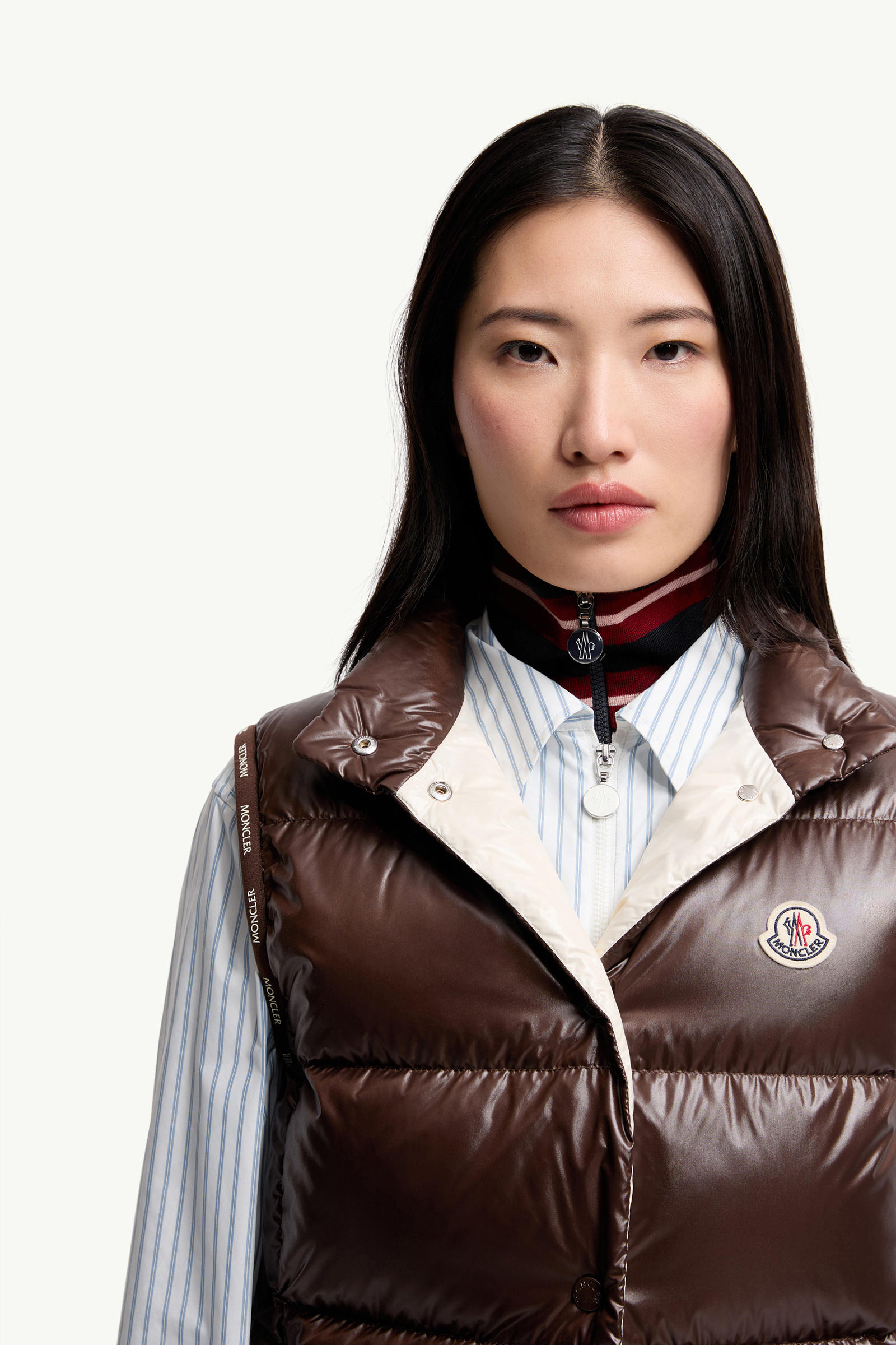 Doudoune sans manches Badia Femmes Marron Moncler 5