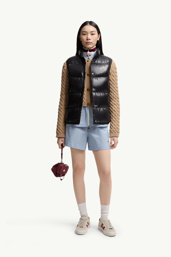 Badia Down Gilet Women Black Moncler 0