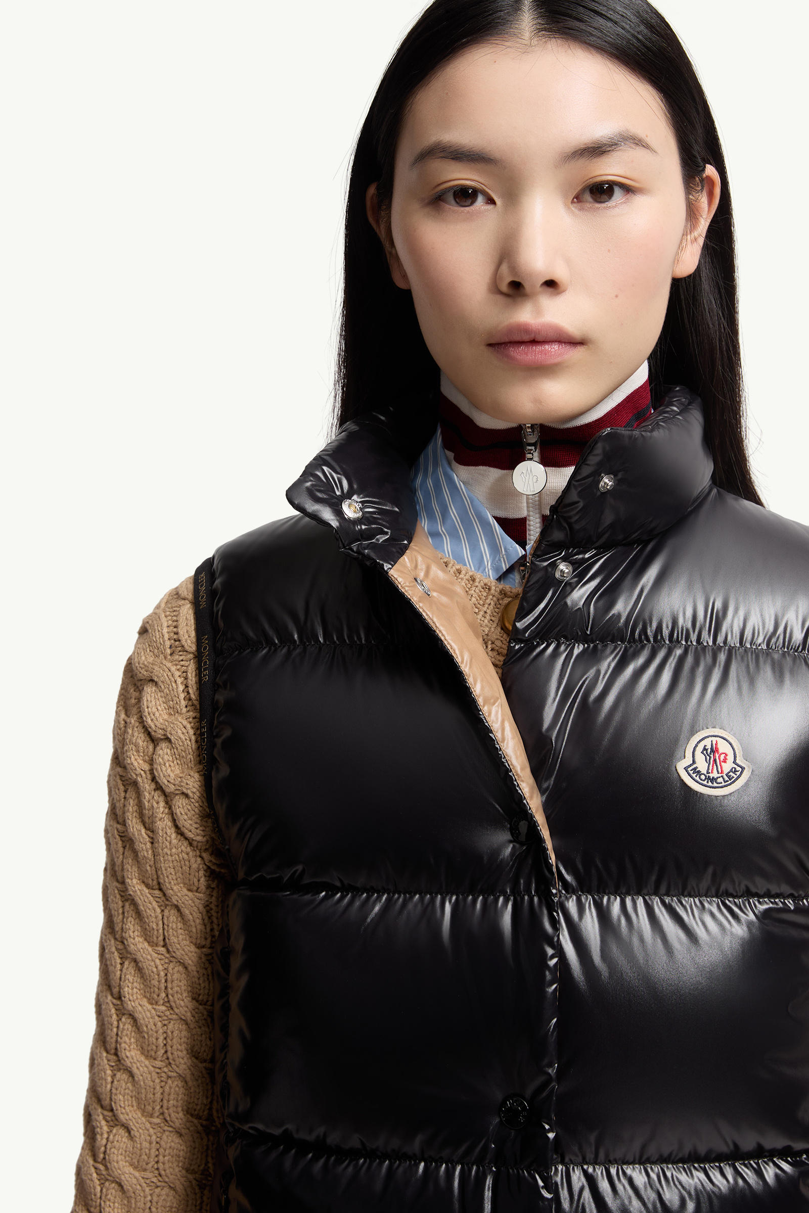 Badia Down Gilet Women Black Moncler 5