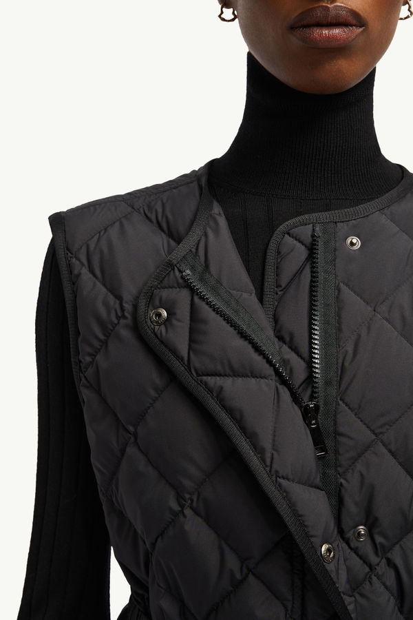 Butorロングベスト レディース ブラック Moncler 6