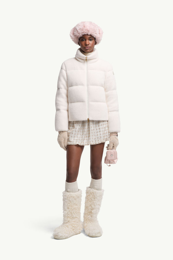 Doudoune courte Mornas Femmes Blanc Ivoire Moncler 0