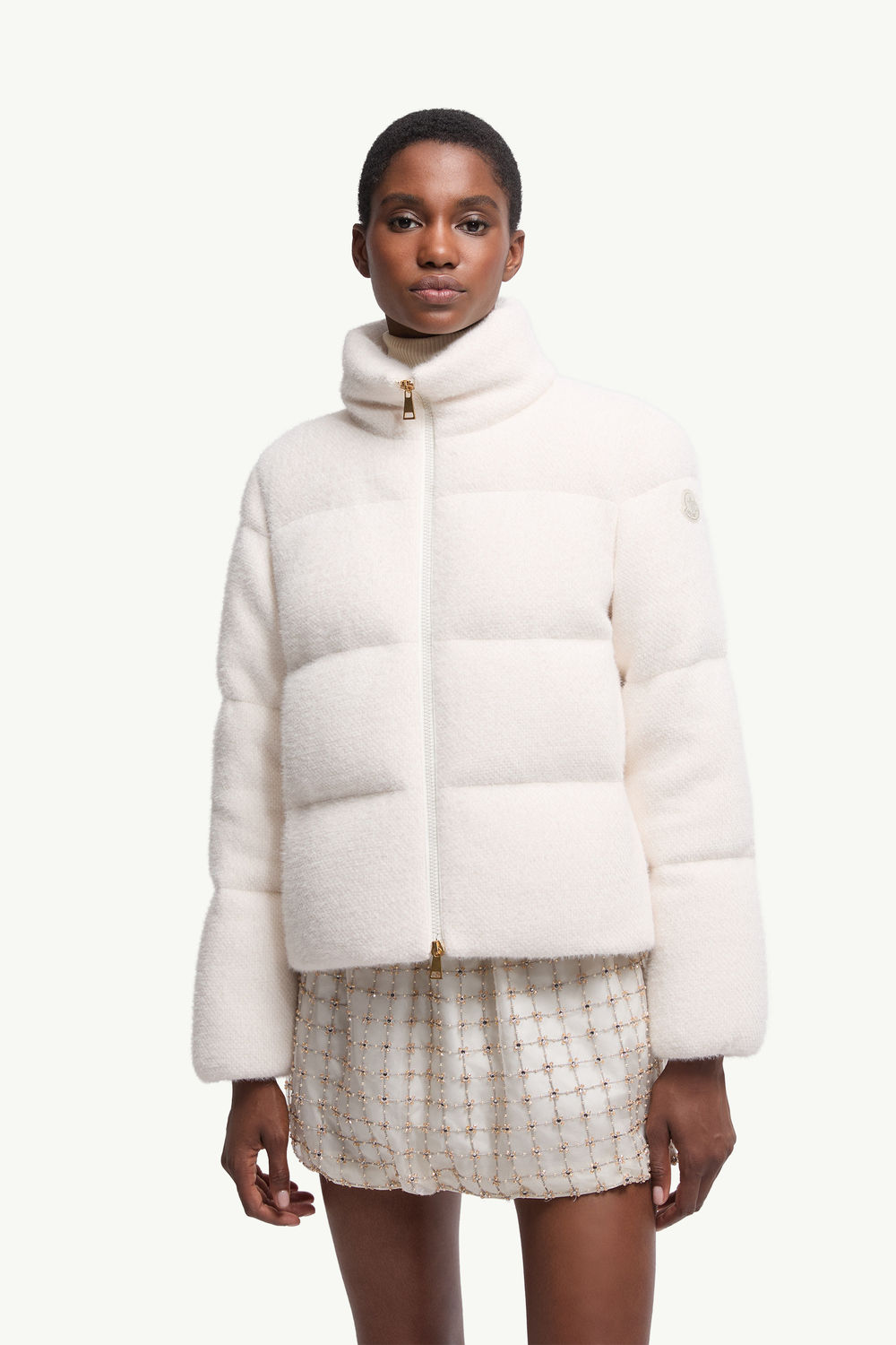Doudoune courte Mornas Femmes Blanc Ivoire Moncler 3