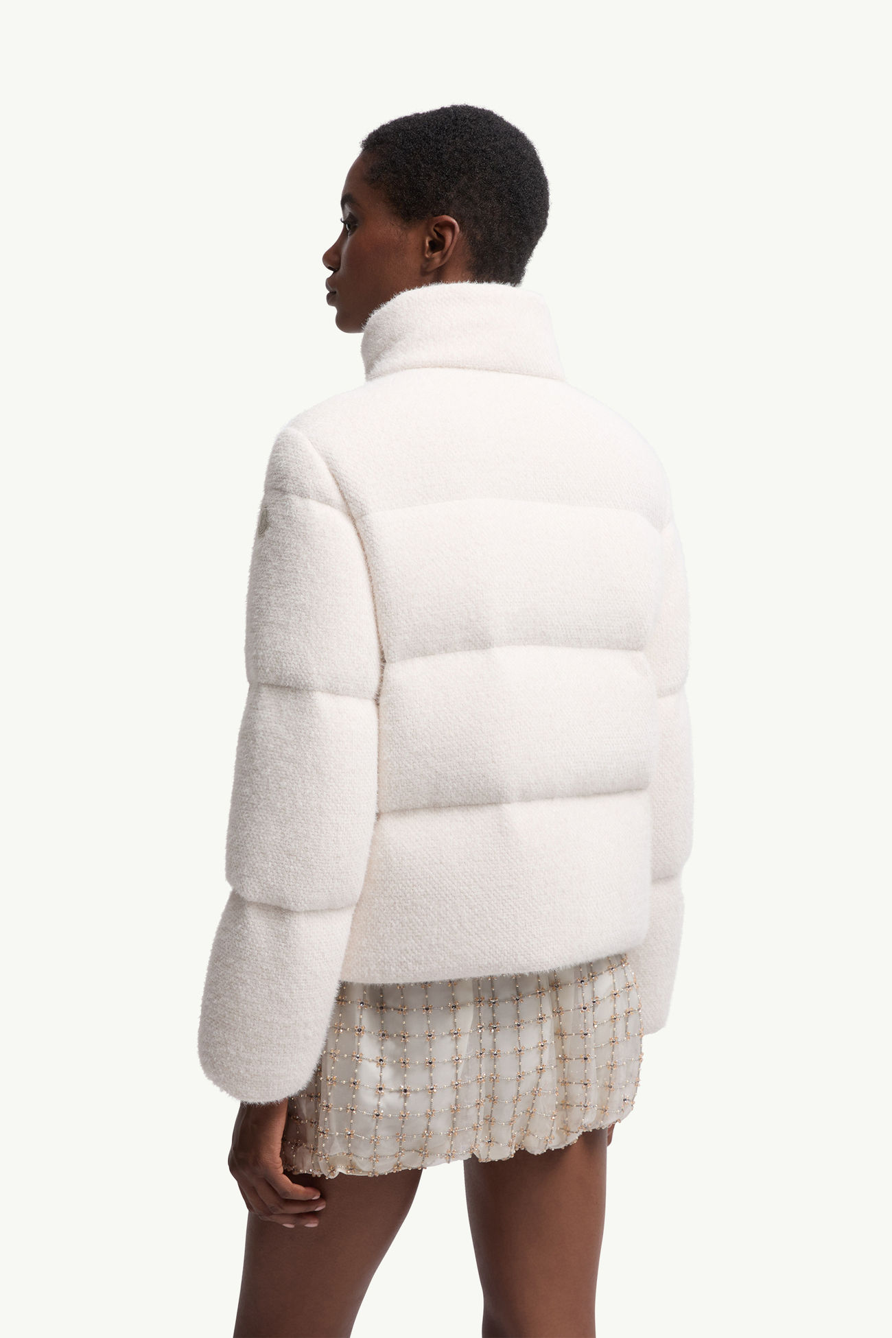 Plumífero corto Mornas Mujer Blanco Marfil Moncler 4