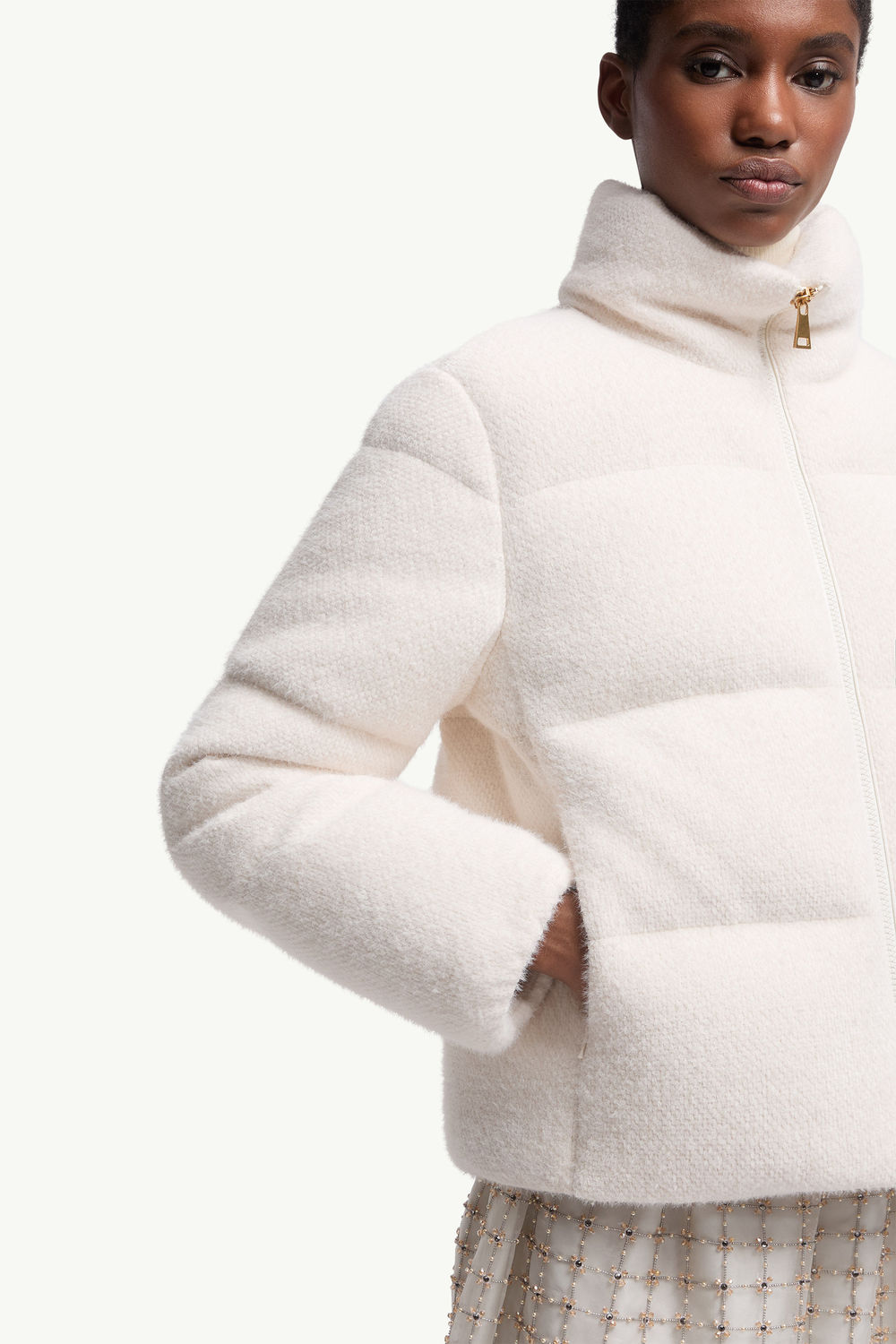 Doudoune courte Mornas Femmes Blanc Ivoire Moncler 5
