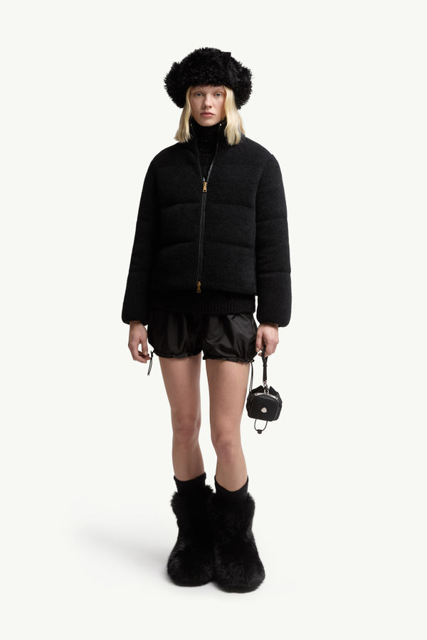Mornas Short Down Jacket Women Black Moncler 0