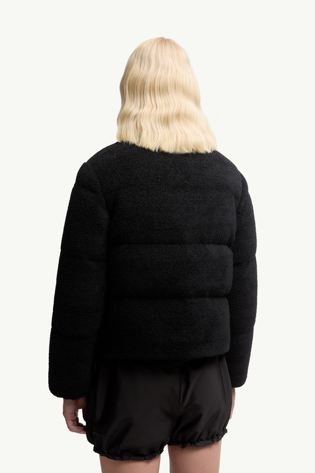 Mornas kurze Daunenjacke Damen Schwarz Moncler 4