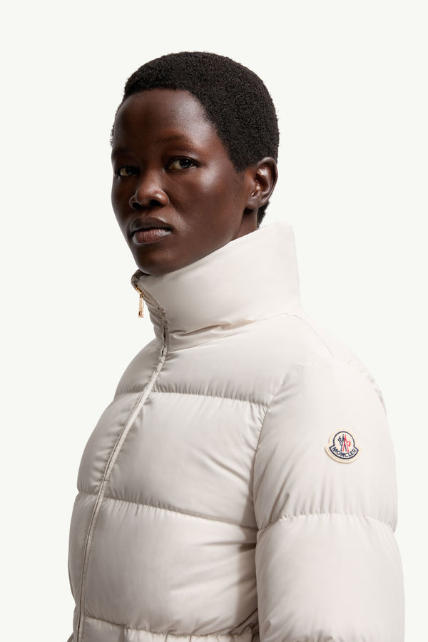 Brossette Short Down Jacket Women White Ivory Moncler 1
