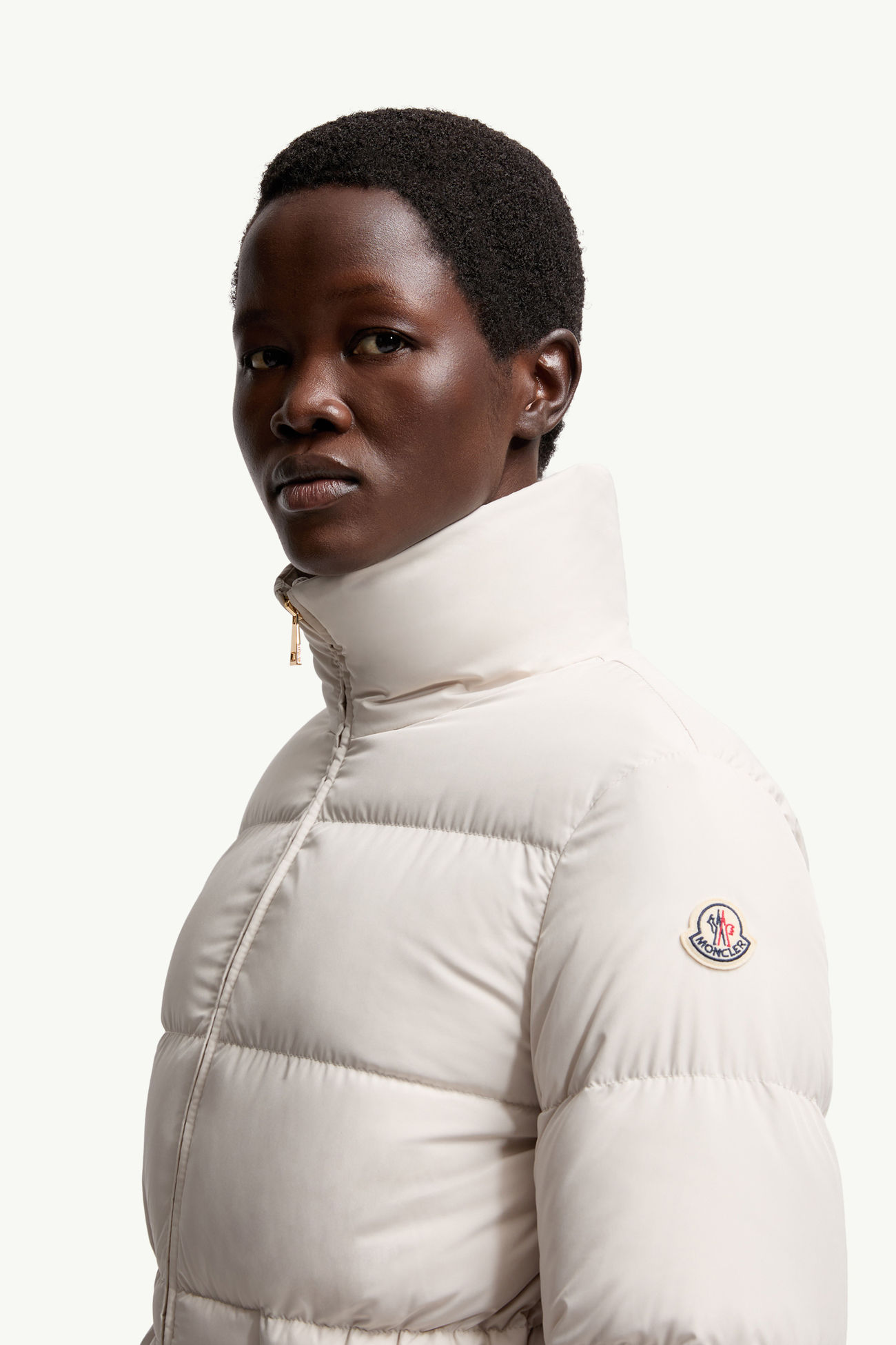 Brossette女士短款羽绒夹克外套 女士 象牙白 Moncler 1