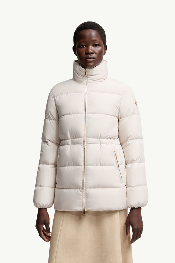 Brossette Short Down Jacket Women White Ivory Moncler 3