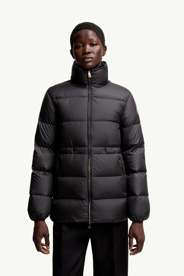 Brossette Short Down Jacket Women Black Moncler 3