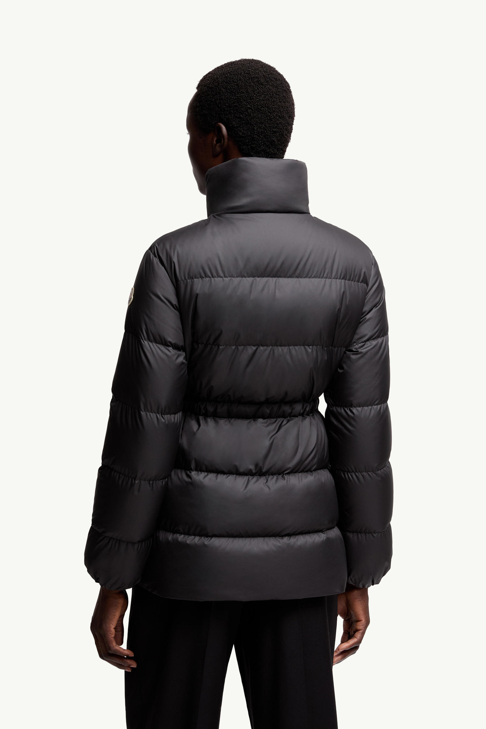 Brossette Short Down Jacket Women Black Moncler 4