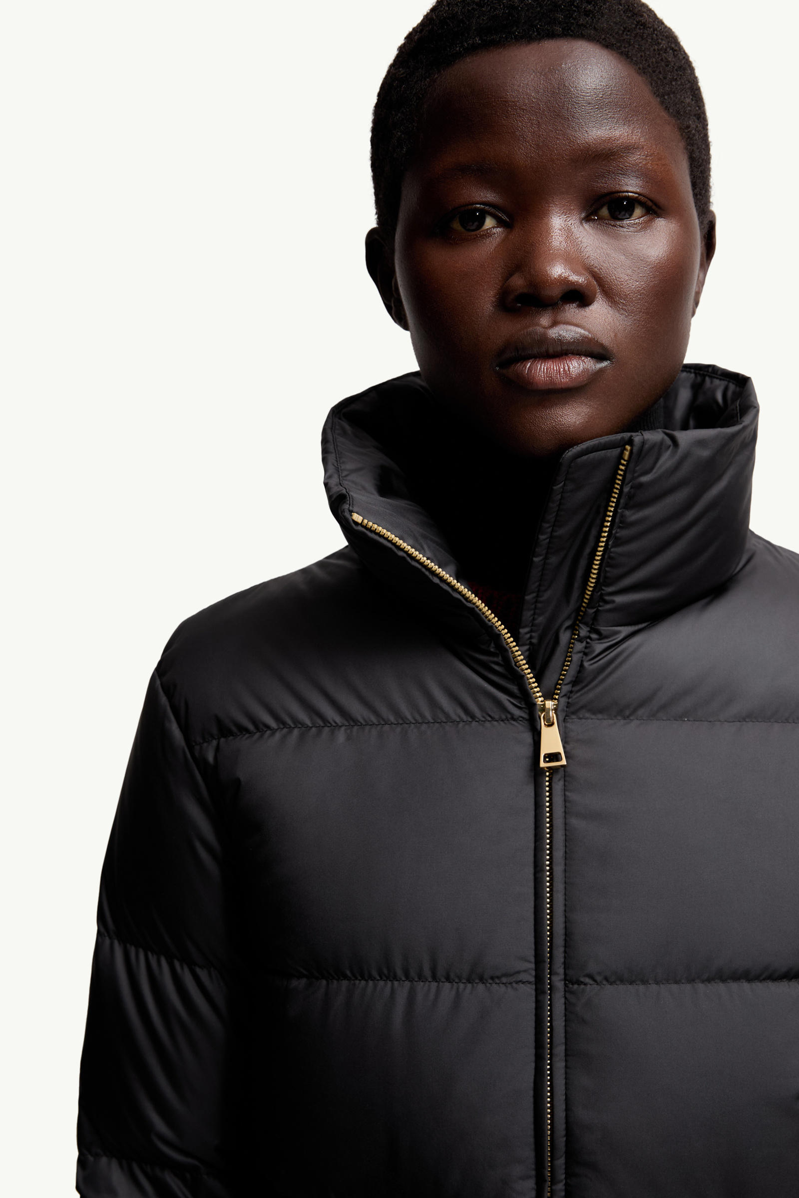 Brossette Short Down Jacket Women Black Moncler 6