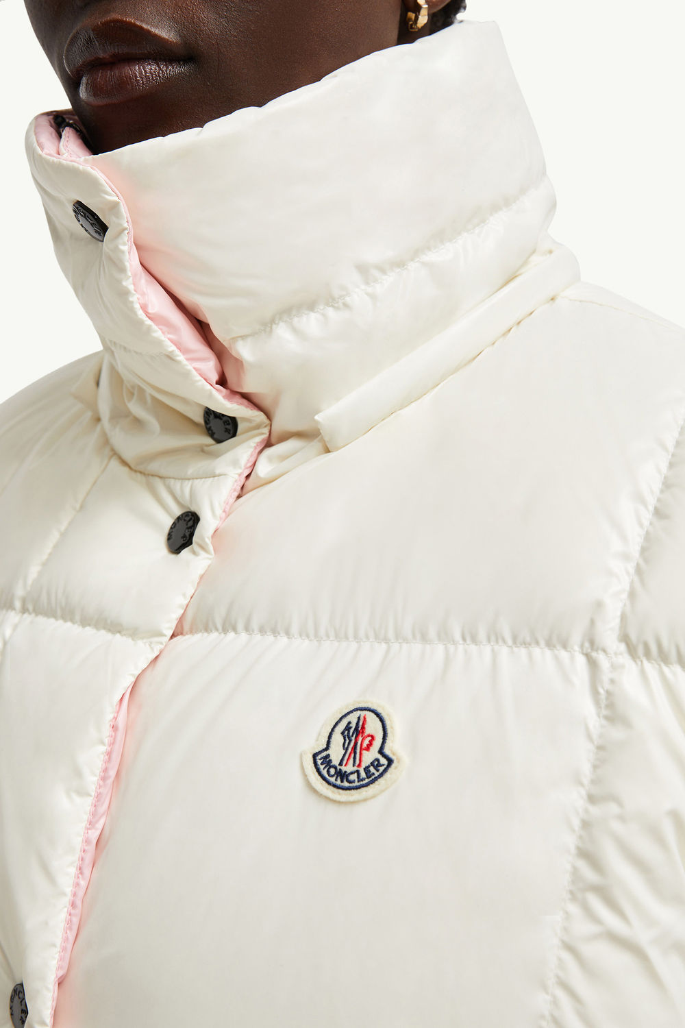 Luzule Hooded Down Gilet Women White Moncler 6